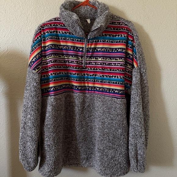Women's Boutique 1/4-Zip Fleece Pullover - Picture 1 of 5